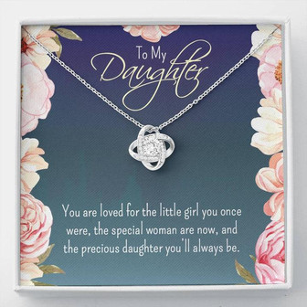 Love Knot Necklace For Daughter - Thegiftio UK
