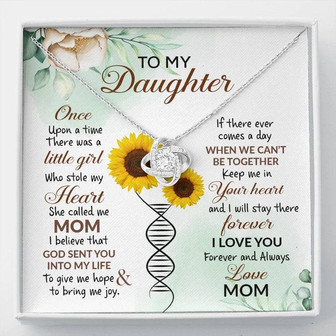 Love Knot Necklace For Daughters - Thegiftio UK