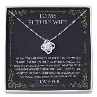 Love Knot Necklace For Future Wife - Thegiftio UK