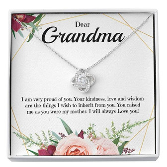 Love Knot Necklace For Grandma - Thegiftio UK