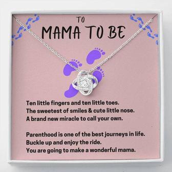 Love Knot Necklace For Mama To Be - Thegiftio UK