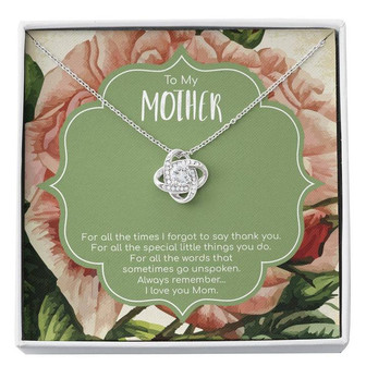 Love Knot Necklace For Mother - Thegiftio UK