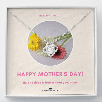 Love Knot Necklace For My Beautiful Mom - Thegiftio UK