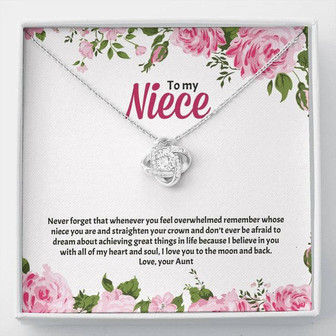 Love Knot Necklace For Niece - Thegiftio UK