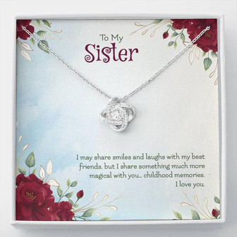 Love Knot Necklace For Sister - Thegiftio UK