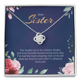 Love Knot Necklace For Sister - Thegiftio UK