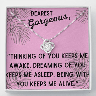 Love Knot Necklace For Someone You Love Dearly - Thegiftio UK