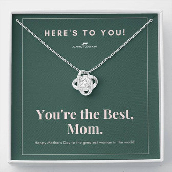 Love Knot Necklace For The Best Mom - Thegiftio UK