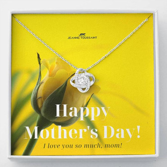 Love Knot Necklace For The Mom I Love So Much - Thegiftio UK