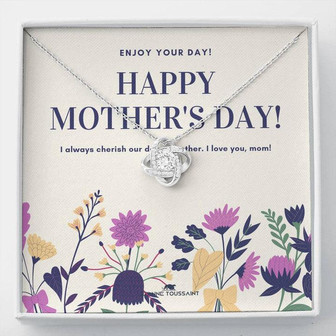 Love Knot Necklace For The Mom That I Always Cherish - Thegiftio UK