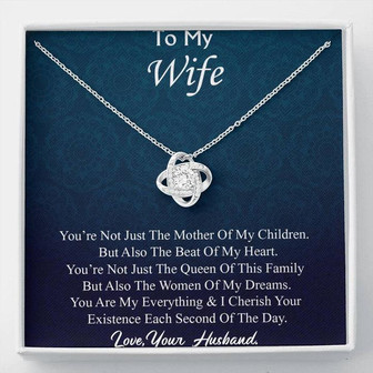 Love Knot Necklace For Wife - Thegiftio UK
