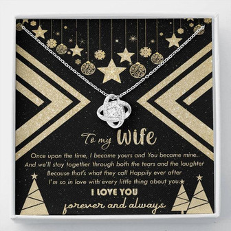 Love Knot Necklace For Wife - Thegiftio UK