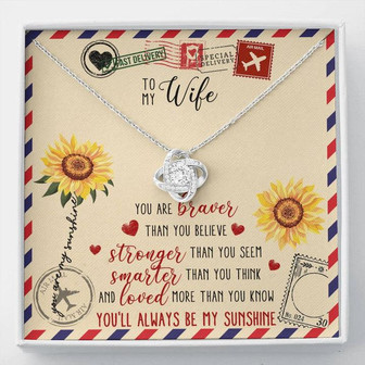 Love Knot Necklace For Wife - Thegiftio UK
