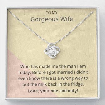 Love Knot Necklace For Wife - Thegiftio UK