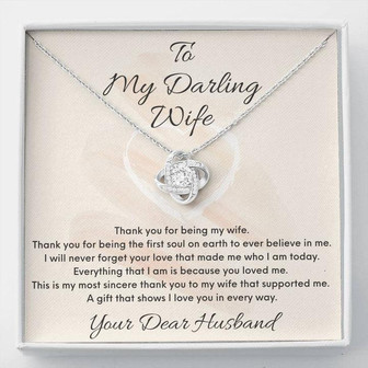 Love Knot Necklace For Wife: Surprise Her With A Gift That’S More Than Just Pretty. - Thegiftio