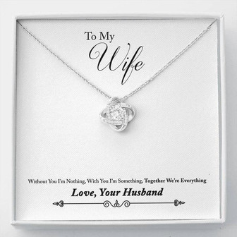 Love Knot Necklace For Wife - Thegiftio UK