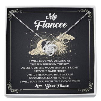 Love Knot Necklace For Your Fiancee - 517 - Thegiftio UK