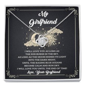 Love Knot Necklace For Your Girlfriend - 517 - Thegiftio UK