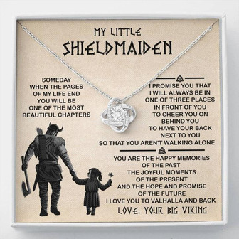 Love Knot Necklace For Your Little Shieldmaiden - From Big Viking - Thegiftio UK