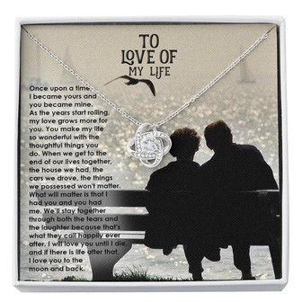 Love Knot Necklace For Your Love - Thegiftio UK