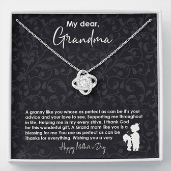 Love Knot Necklace For Your Sweet Granny - Thegiftio UK
