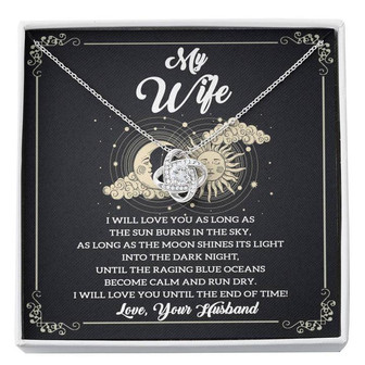 Love Knot Necklace For Your Wife - 517 - Thegiftio UK