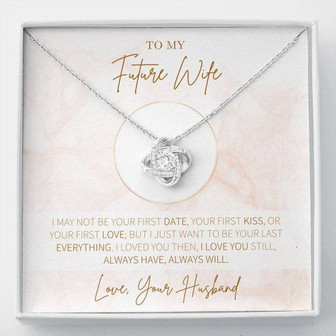 Love Knot Necklace | Gift For Future Wife | Gift For Her - Thegiftio