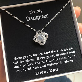 Love Knot Necklace | Hopes & Dreams - Thegiftio UK