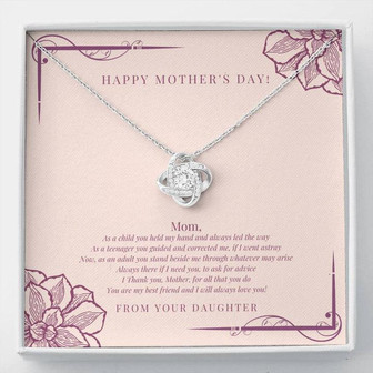 Love Knot Necklace I Will Always Love You From Daughter - Thegiftio UK