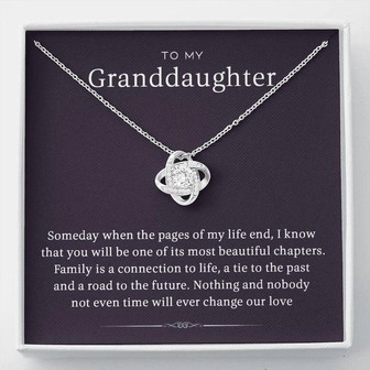Love Knot Necklace, Never Ending Love - Thegiftio UK