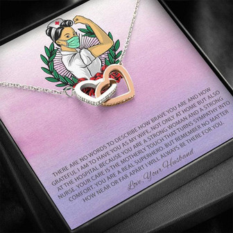 Love Knot Necklace To My Beautiful Nurse - Thegiftio UK