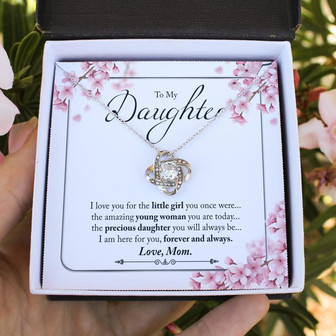Love Knot Necklace | To My Daughter [40] - Thegiftio UK