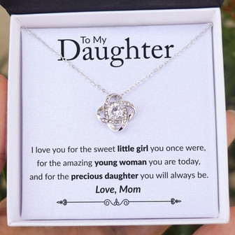 Love Knot Necklace | To My Daughter... - Thegiftio UK