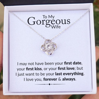 Love Knot Necklace | To My Gorgeous Wife... - Thegiftio UK