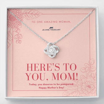 Love Knot Necklace To One Amazing Woman - Thegiftio UK
