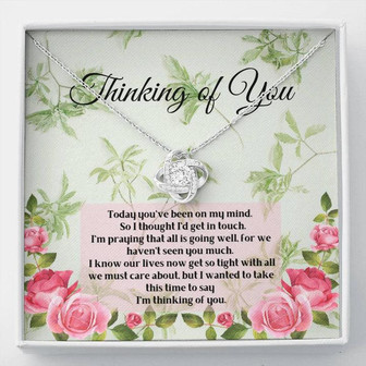 Love Knot Necklacethinking Of You - Thegiftio UK