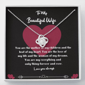 Love Of My Life Love Knot Necklace - Thegiftio UK