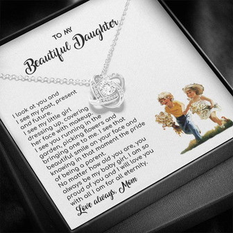 Loving You For All Eternity - Love Knot Necklace - Thegiftio UK