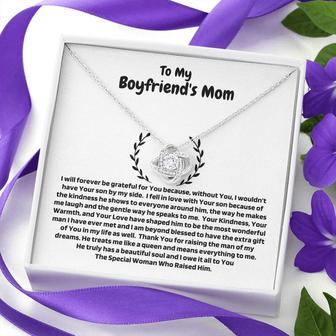 Luxury Love Knot Necklace For Boyfriend's Mom - Thegiftio UK
