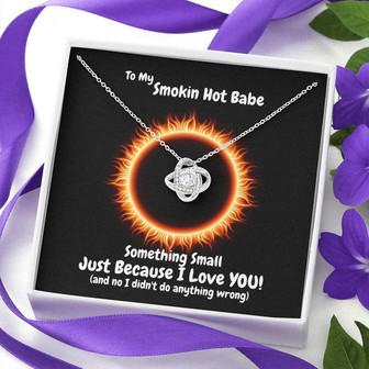 Luxury Love Knot Necklace Just Because You Love Her - Thegiftio