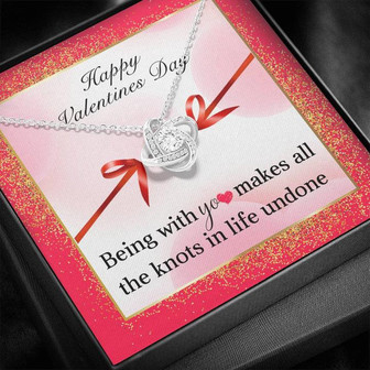 Luxury Love Knot Necklace™️ - An Unbreakable Bond Between Two Souls - Thegiftio UK