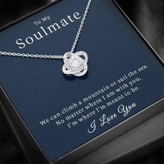 Meant To Be - Love Knot Necklace - Thegiftio UK