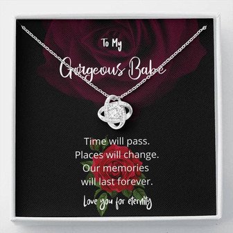 Memories Last Forever Love Knot Necklace - Thegiftio UK