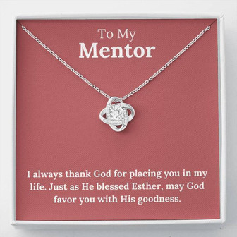 Mentor Love Knot Necklace - Thegiftio UK