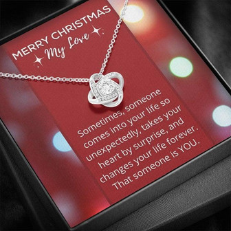 Merry Christmas - Love Knot Necklace For My Love - Thegiftio UK
