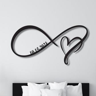 Metal Infinity Sign, Mom and Son Sign, Mom and Daughter Sign, Mothers Day Gift, Mom Signs for Mothers Day, Mom Gift from Son, from Daughter - Thegiftio UK