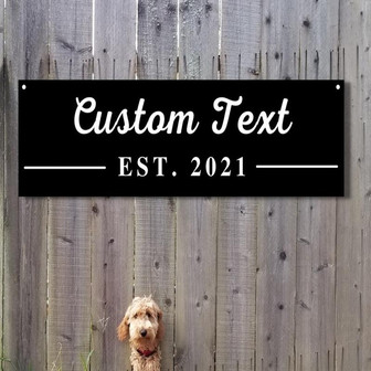 Metal Monogram Family Name Sign, Last Name Sign, Door Hanger, Metal Wall Art, Personalized Metal Name Sign, Front Porch Sign for Home - Thegiftio UK