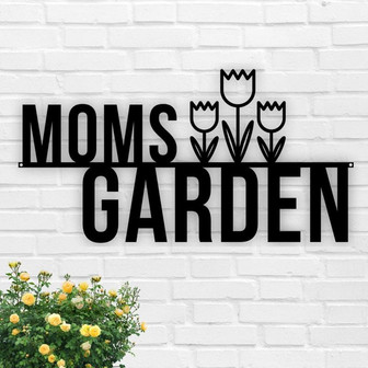 Metal Sign for Garden, Personalized Garden Sign, Metal Garden Sign, Mom Gift, Garden Gifts, Gardener Decor, Custom Garden Sign, Ourdoors - Thegiftio UK