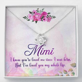 Mimi Love Knot Necklace Message Card - Thegiftio UK