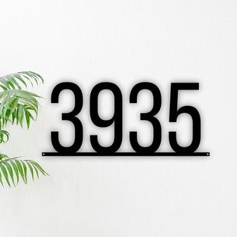 Modern Address Numbers, House Numbers, Address Sign, Address Plaque, Personalized Home Decor, Metal Address Number, Metal Address Sign - Thegiftio UK